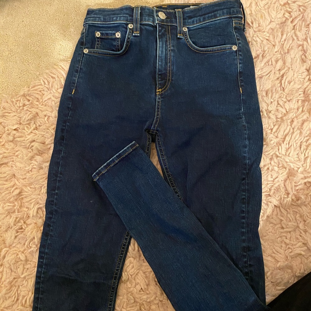 Rag and Bone high rise skinny jeans